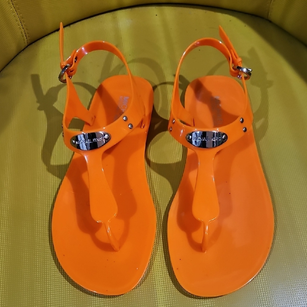 Michael Kors Orange Sandals Vibrant Summer Style